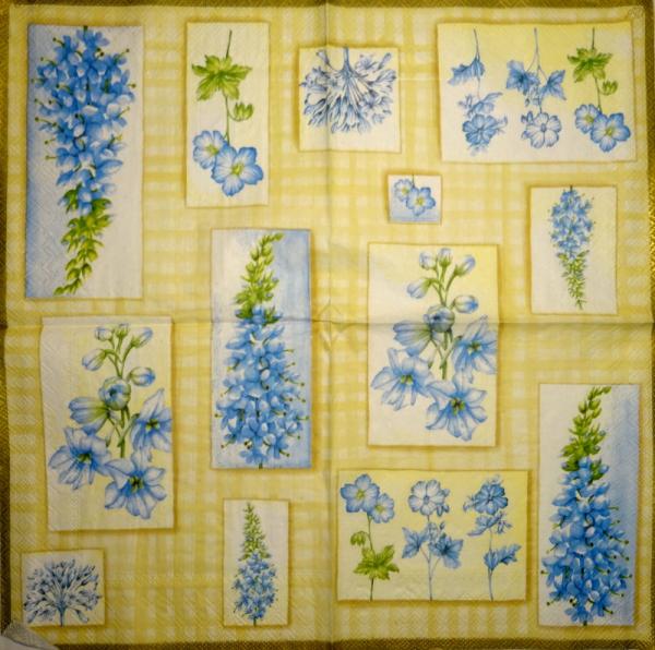 039 Hydrangeas - 3-ply (blue) - Ihr